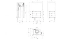 *EEK A+ ECK-Kamineinsatz Kratki VNL/700/480 Links Mit Schiebetür - 12 KW -Kaminöfen Verkaufsgeschäft rys tech vnl 700 480