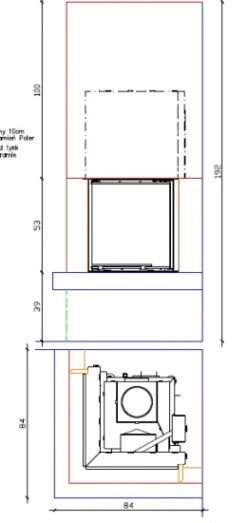 EEK A+ Eck-Kaminbausatz IMPERIAL Mit HAJDUK SMART 2PTh - 7,5 KW -Kaminöfen Verkaufsgeschäft smart2plth