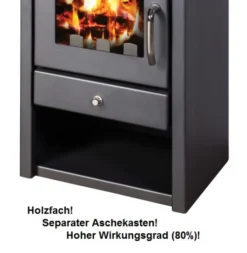 EEK A Kaminofen Victoria Deluxe SM Mit 7kW Schwarz -Kaminöfen Verkaufsgeschäft victoria deluxesm 3