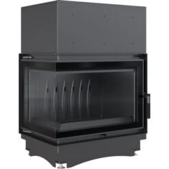 *EEK A Eck-Gusskamineinsatz Kratki ZUZIA ECO 12 DECO, Links + BISMSCHV II - 12kW