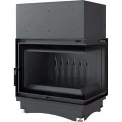 *EEK A Eck-Gusskamineinsatz Kratki ZUZIA ECO 12 DECO, Rechts + BISMSCHV II - 12kW