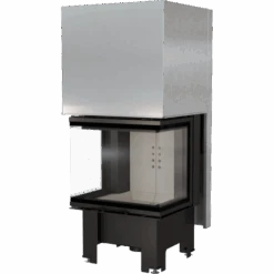 *EEK A - 3-Scheiben-Kamineinsatz KRATKI NBC 9 Mit Schiebetür - 9 KW